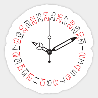 Time and Date Sticker